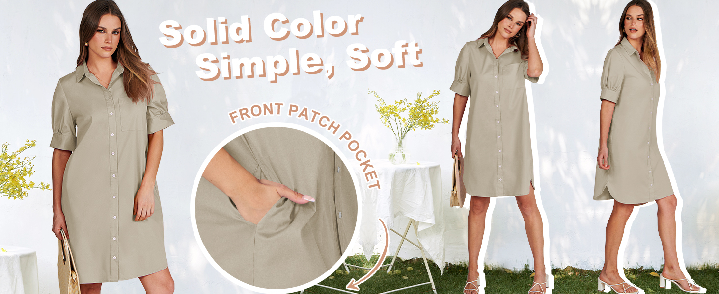 womens summer shirt dress