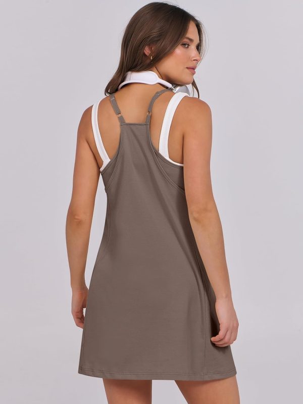 ANRABESS Womens Tennis Dress 2025 Trendy Summer Casual Loose Athletic Workout Exercise Golf Mini Romper Dress Built in Shorts - Image 68