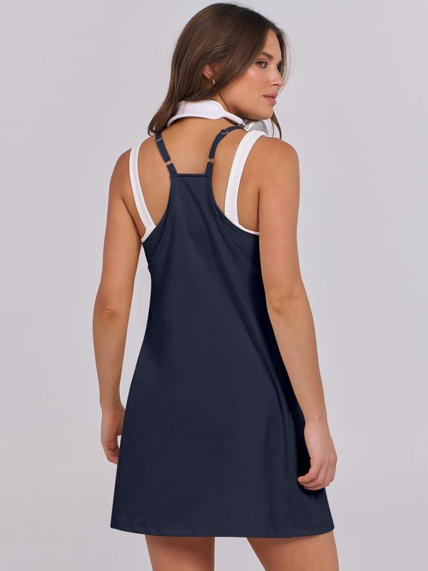 ANRABESS Womens Tennis Dress 2025 Trendy Summer Casual Loose Athletic Workout Exercise Golf Mini Romper Dress Built in Shorts - Image 75