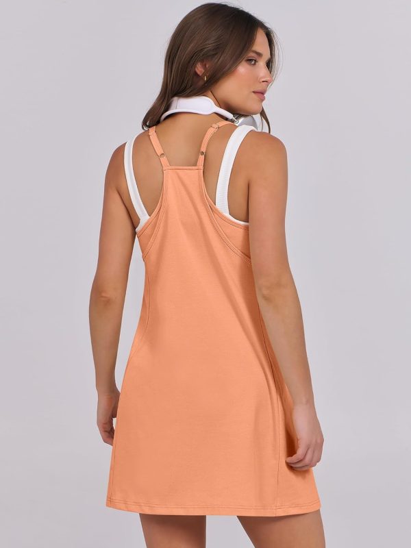 ANRABESS Womens Tennis Dress 2025 Trendy Summer Casual Loose Athletic Workout Exercise Golf Mini Romper Dress Built in Shorts - Image 82