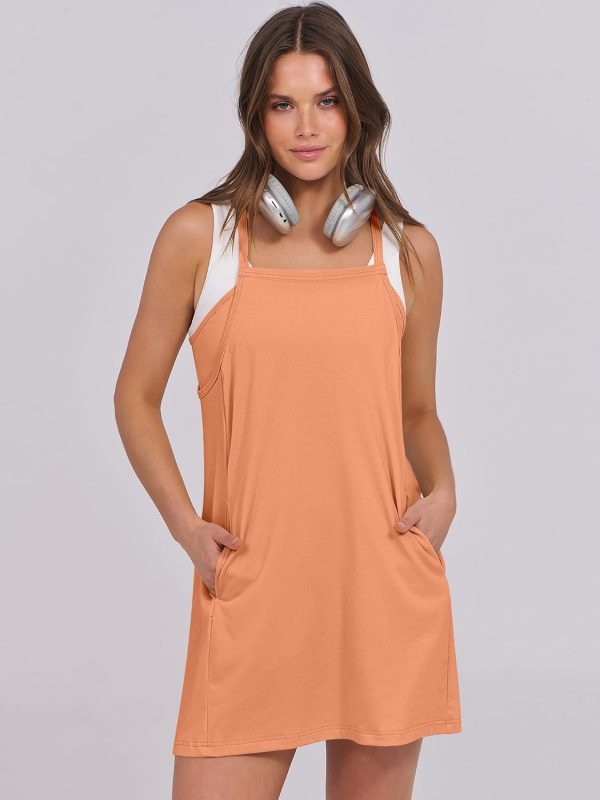 ANRABESS Womens Tennis Dress 2025 Trendy Summer Casual Loose Athletic Workout Exercise Golf Mini Romper Dress Built in Shorts - Image 84