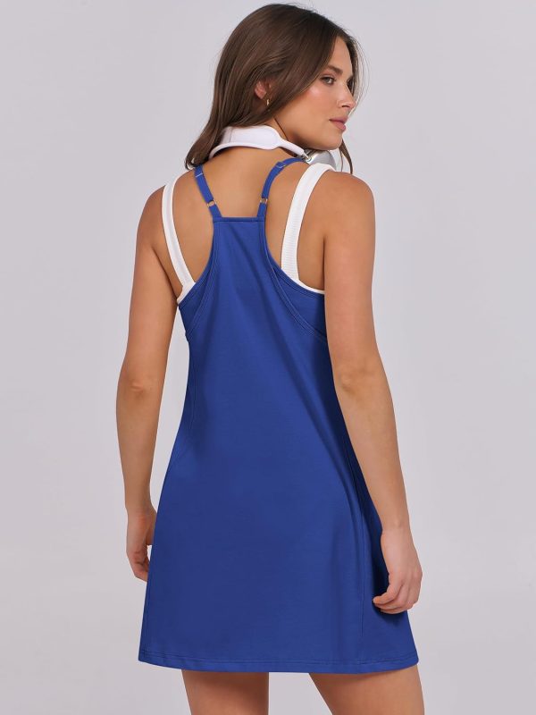 ANRABESS Womens Tennis Dress 2025 Trendy Summer Casual Loose Athletic Workout Exercise Golf Mini Romper Dress Built in Shorts - Image 117