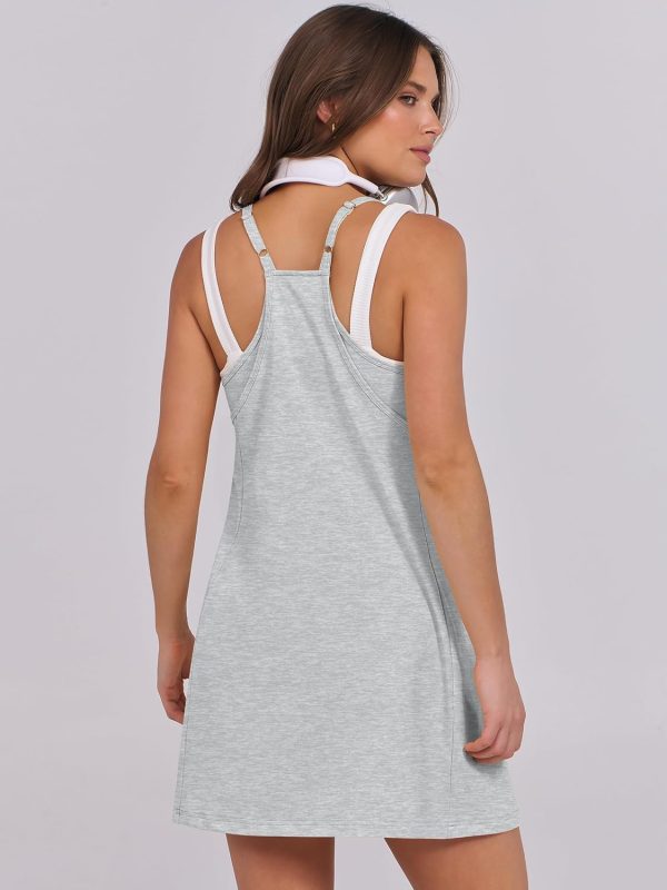 ANRABESS Womens Tennis Dress 2025 Trendy Summer Casual Loose Athletic Workout Exercise Golf Mini Romper Dress Built in Shorts - Image 124